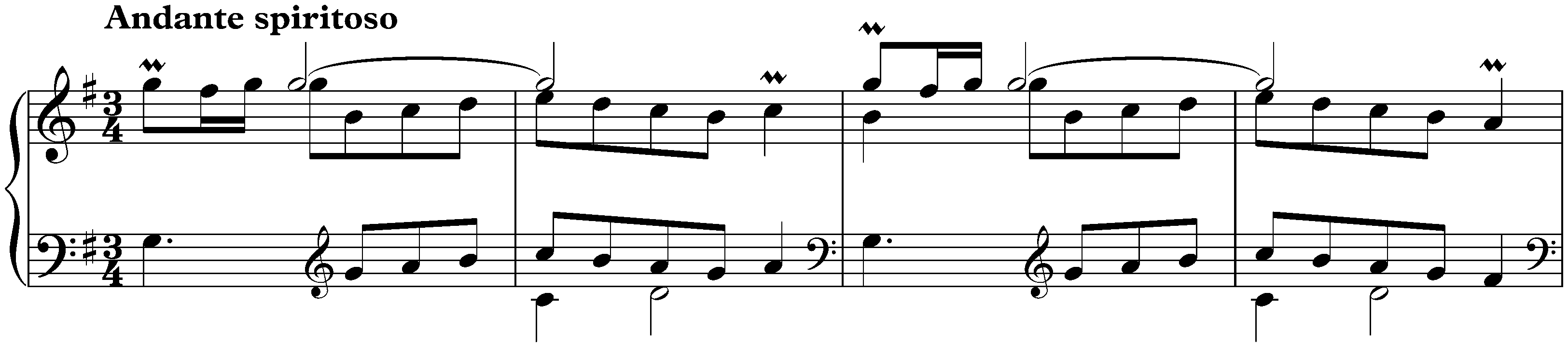 Sonata in G major, K. 454