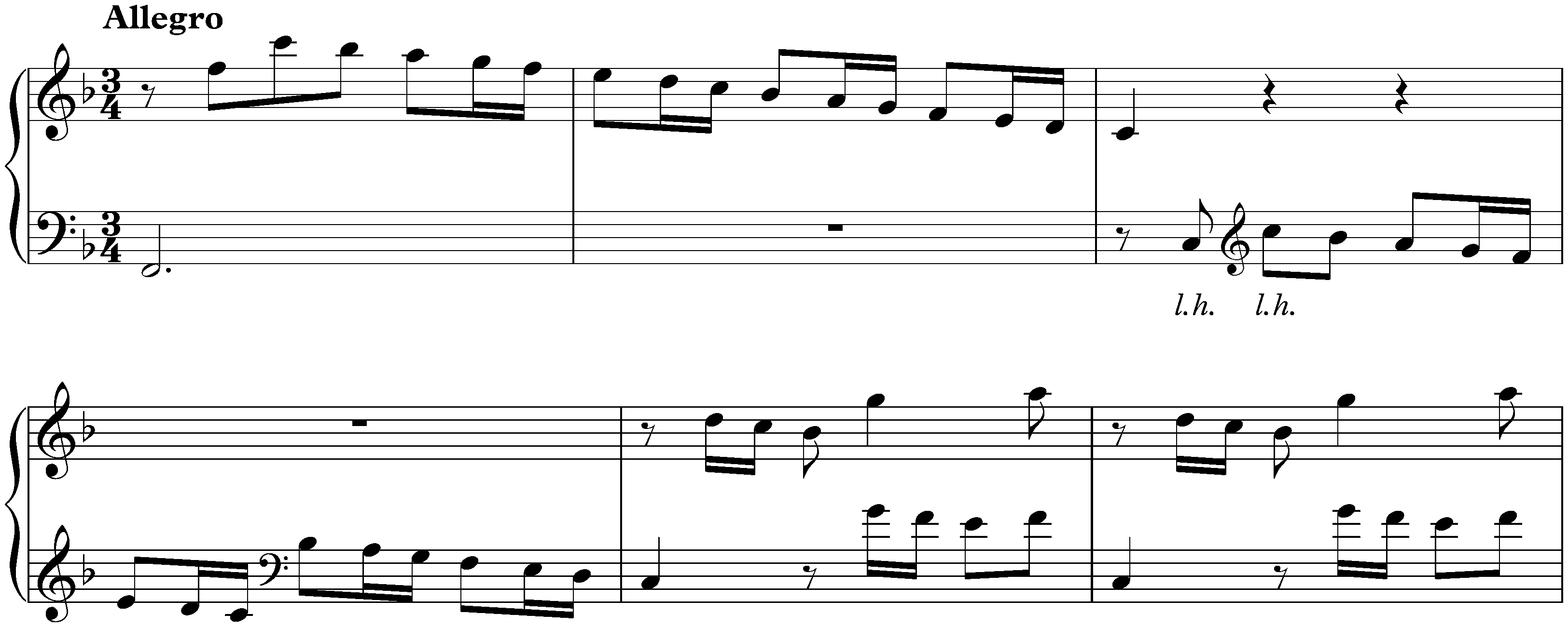 Sonata in F major, K. 468
