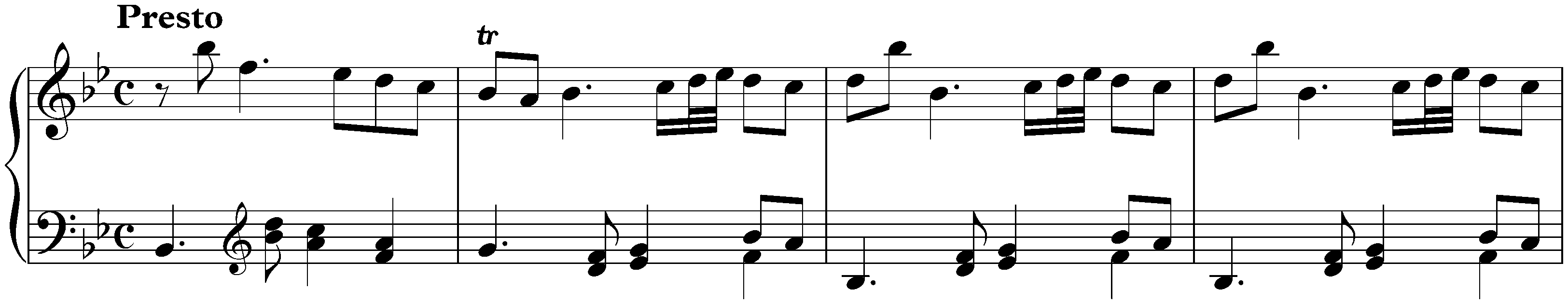 Sonata in B-flat major, K. 47