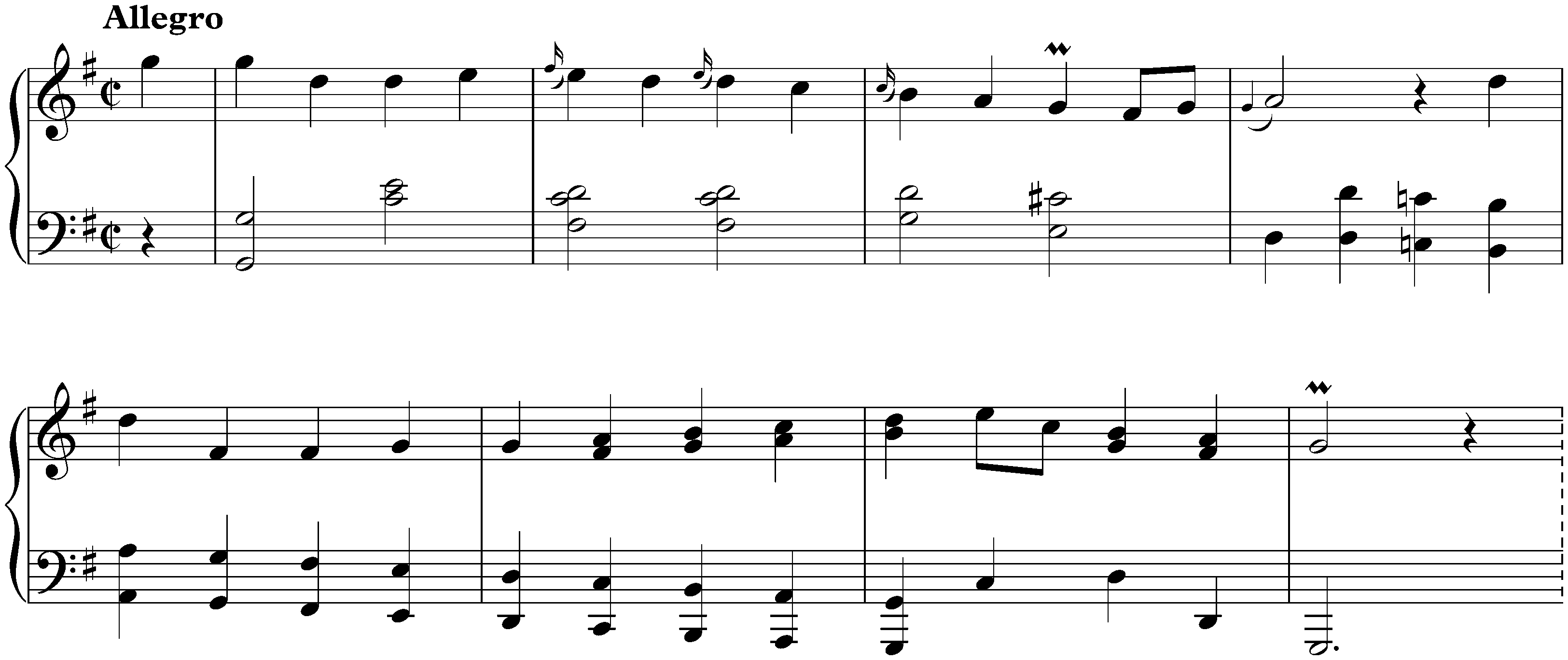 Sonata in G major, K. 470