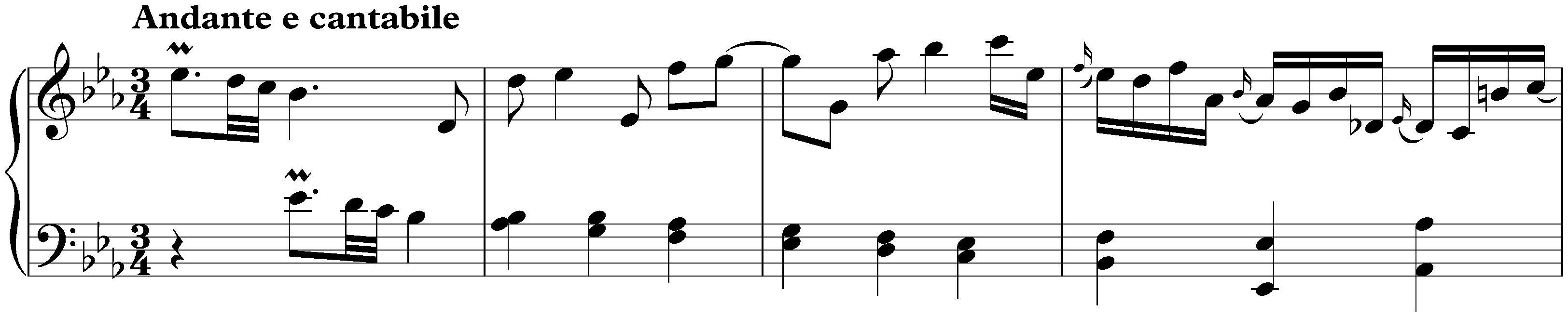 Sonata in E-flat major, K. 474