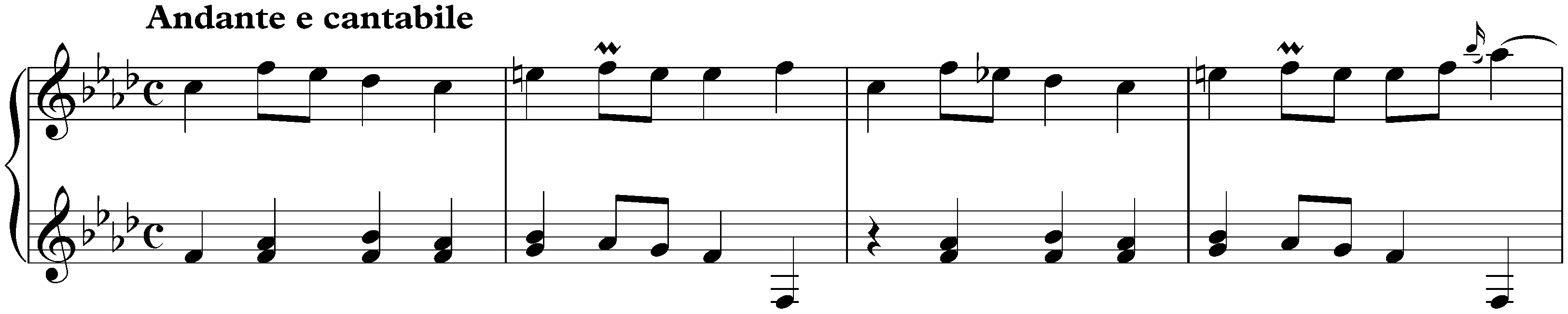 Sonata in F minor, K. 481