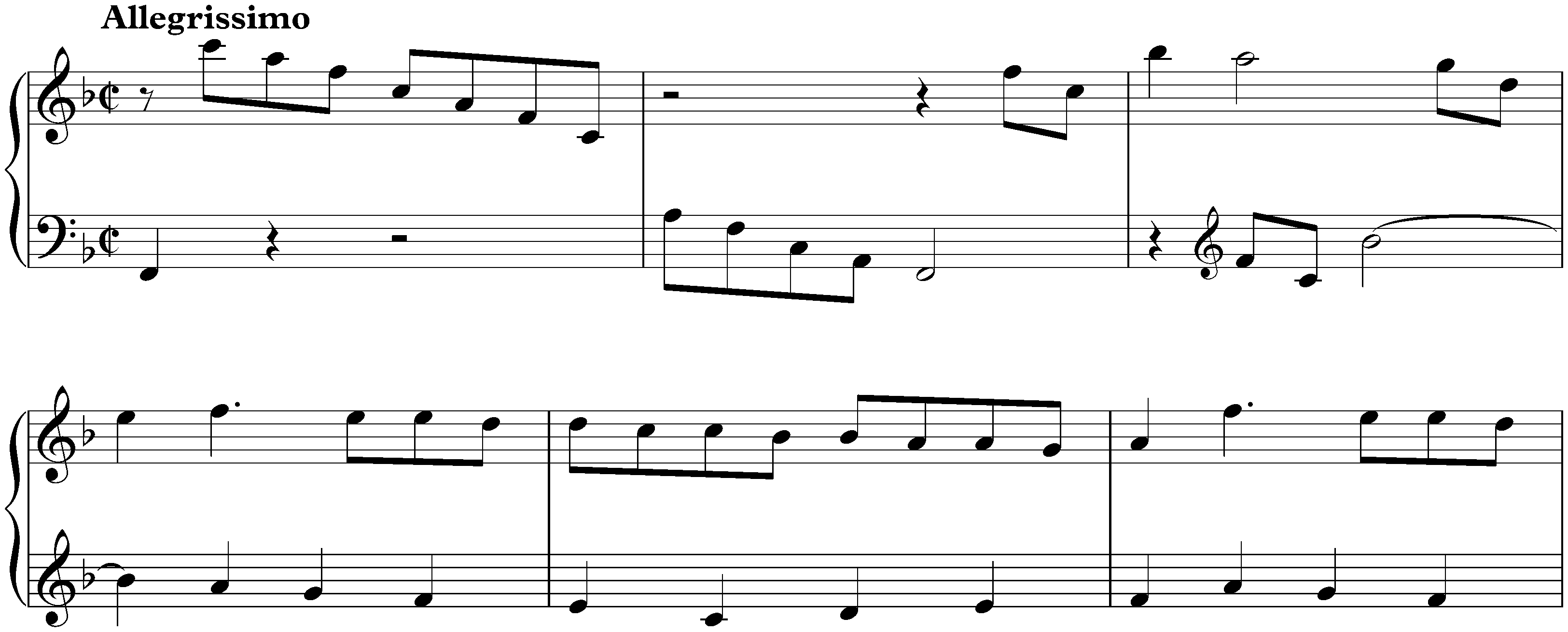 Sonata in F major, K. 482