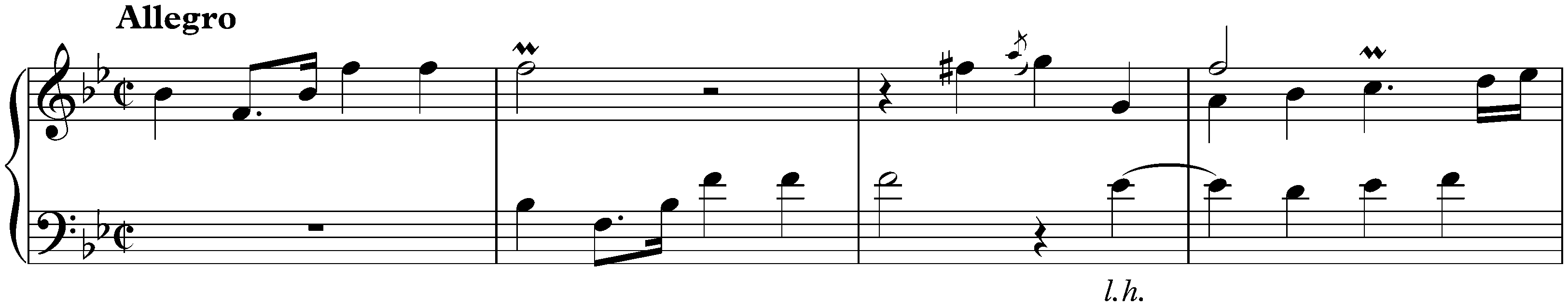 Sonata in B-flat major, K. 488