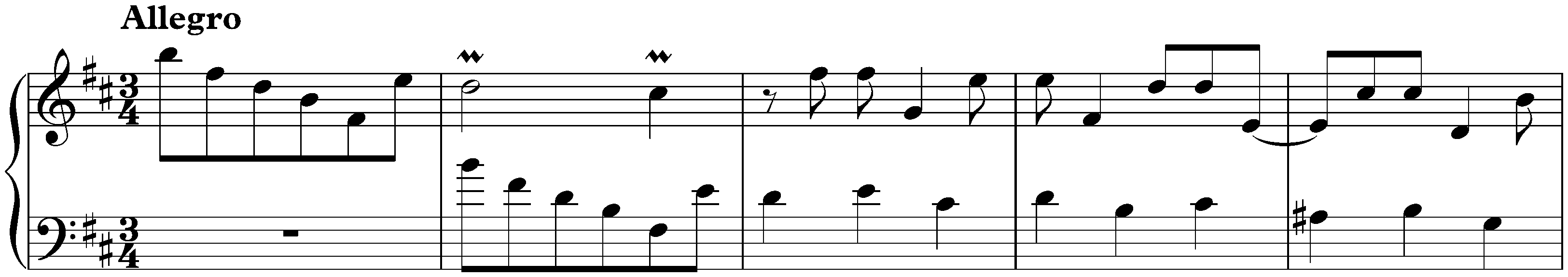 Sonata in B minor, K. 498