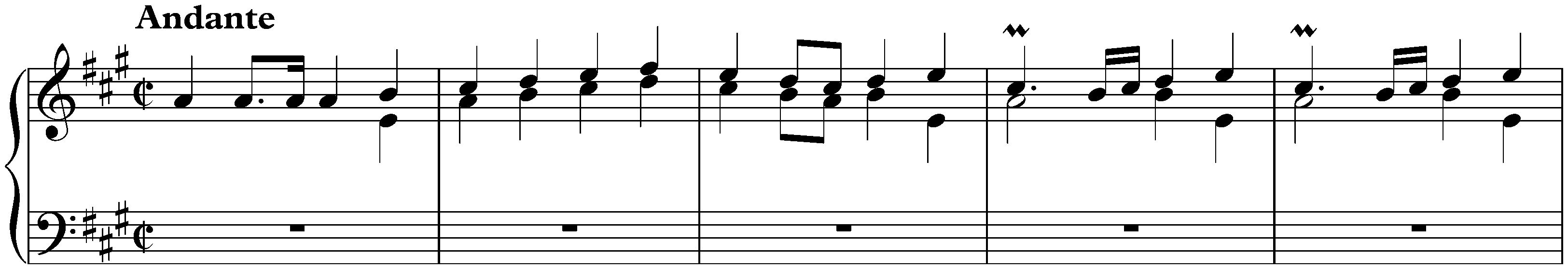 Sonata in A major, K. 499