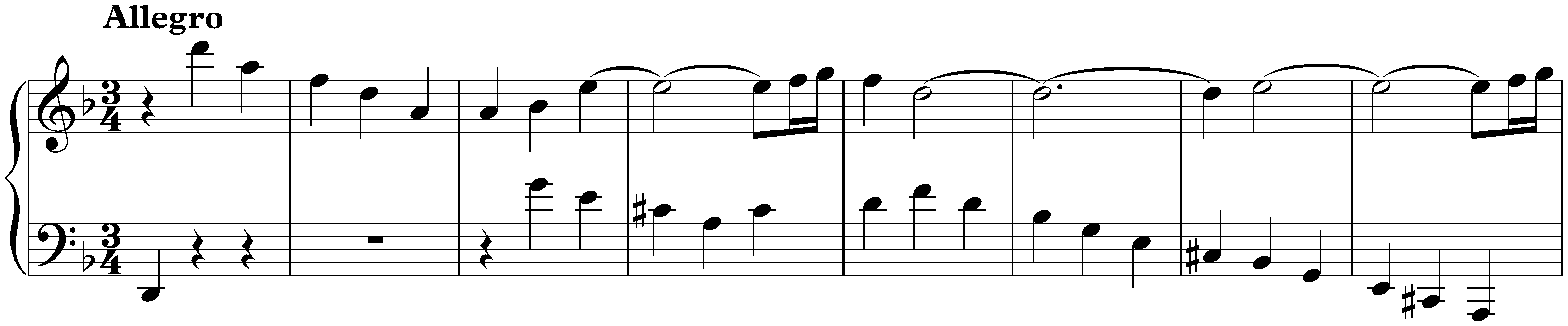Sonata in D minor, K. 510