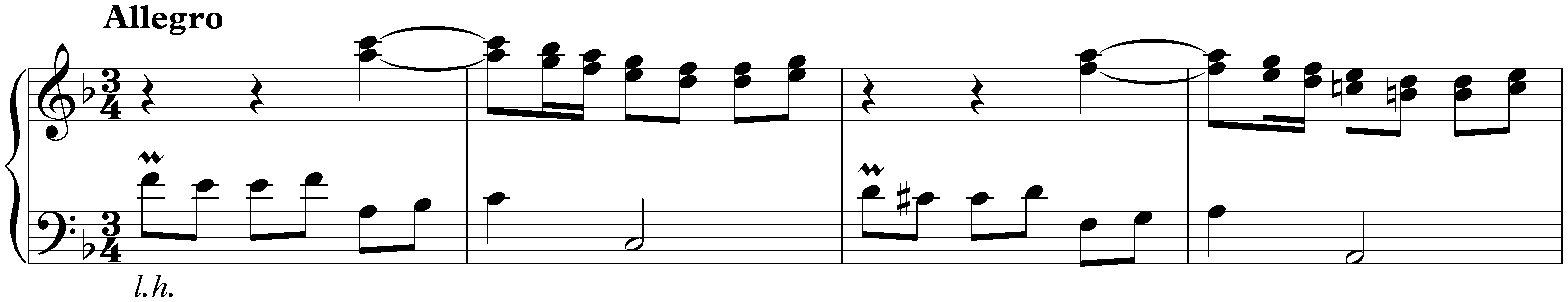 Sonata in F major, K. 524