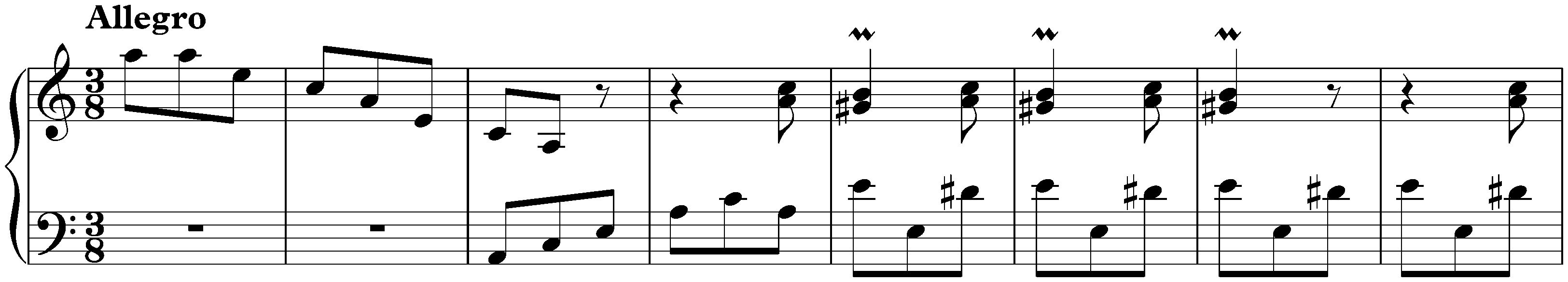 Sonata in A minor, K. 532