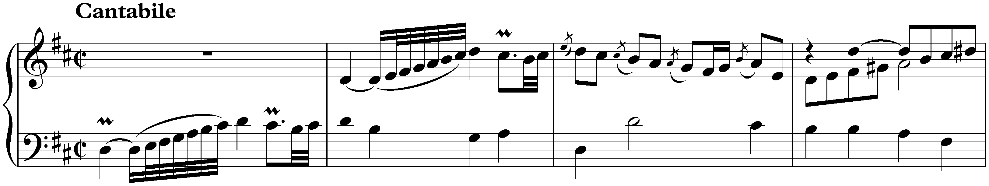 Sonata in D major, K. 534