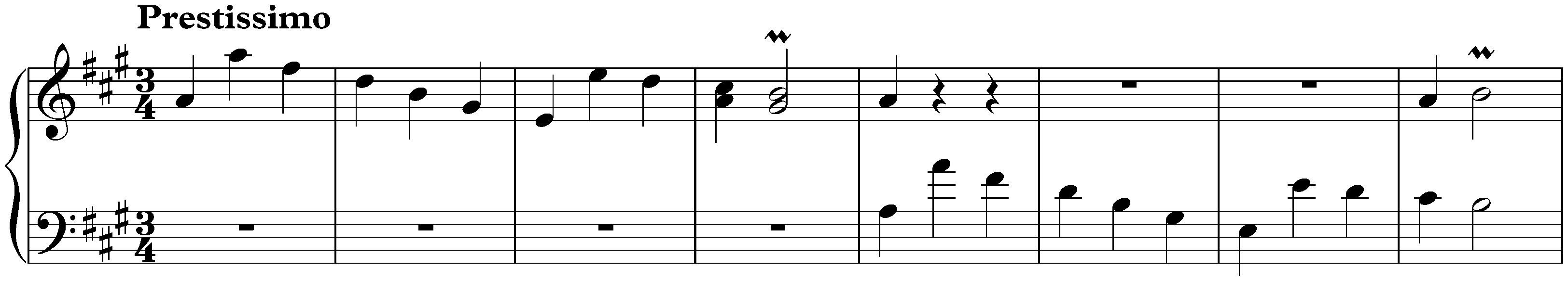 Sonata in A major, K. 537