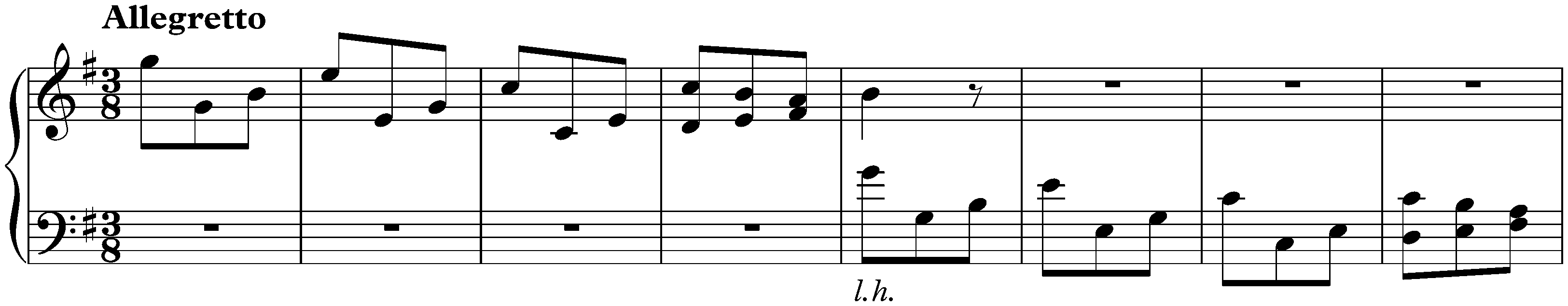 Sonata in G major, K. 538