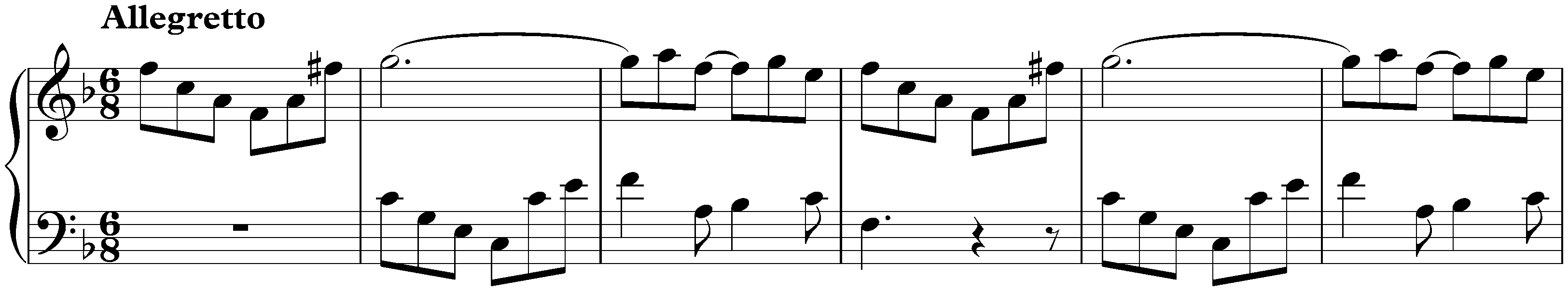 Sonata in F major, K. 541