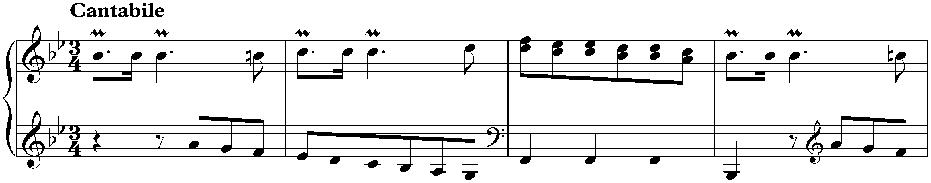 Sonata in B-flat major, K. 544