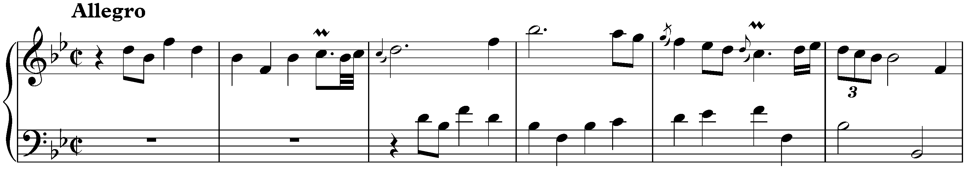 Sonata in B-flat major, K. 550