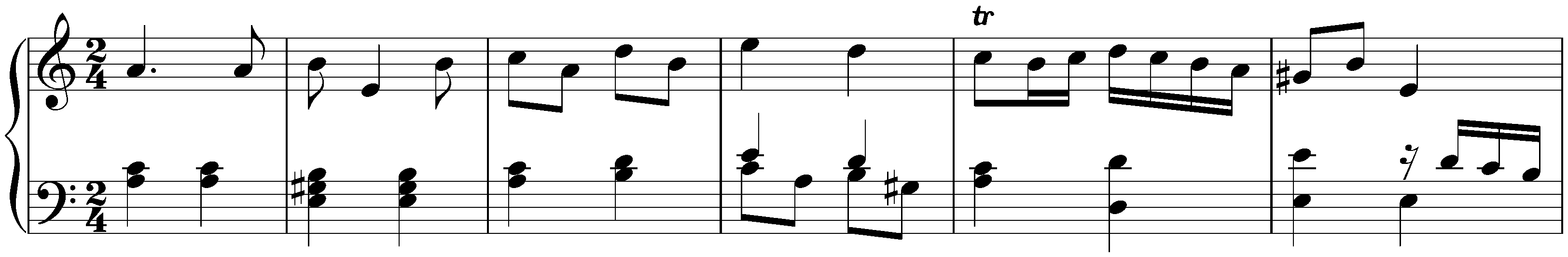 Sonata in A minor, K. 61