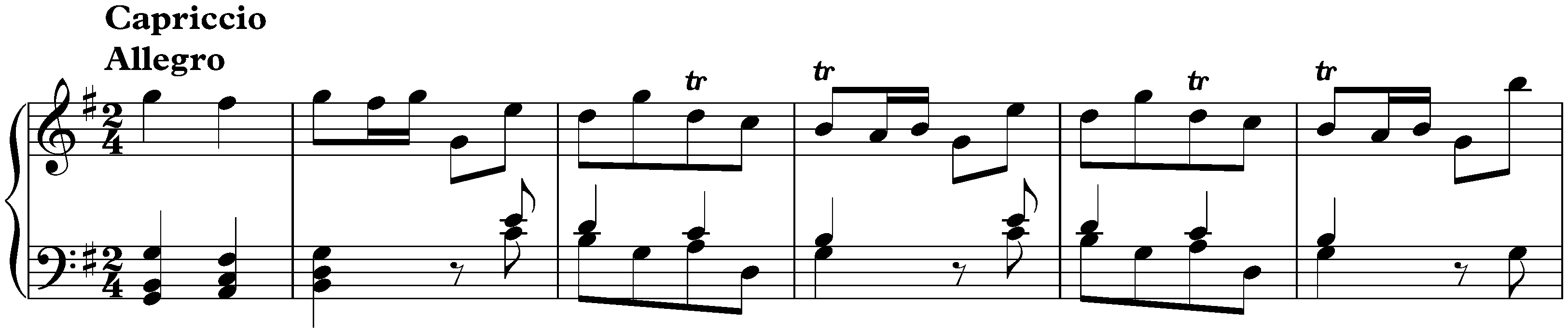 Sonata in G major, K. 63