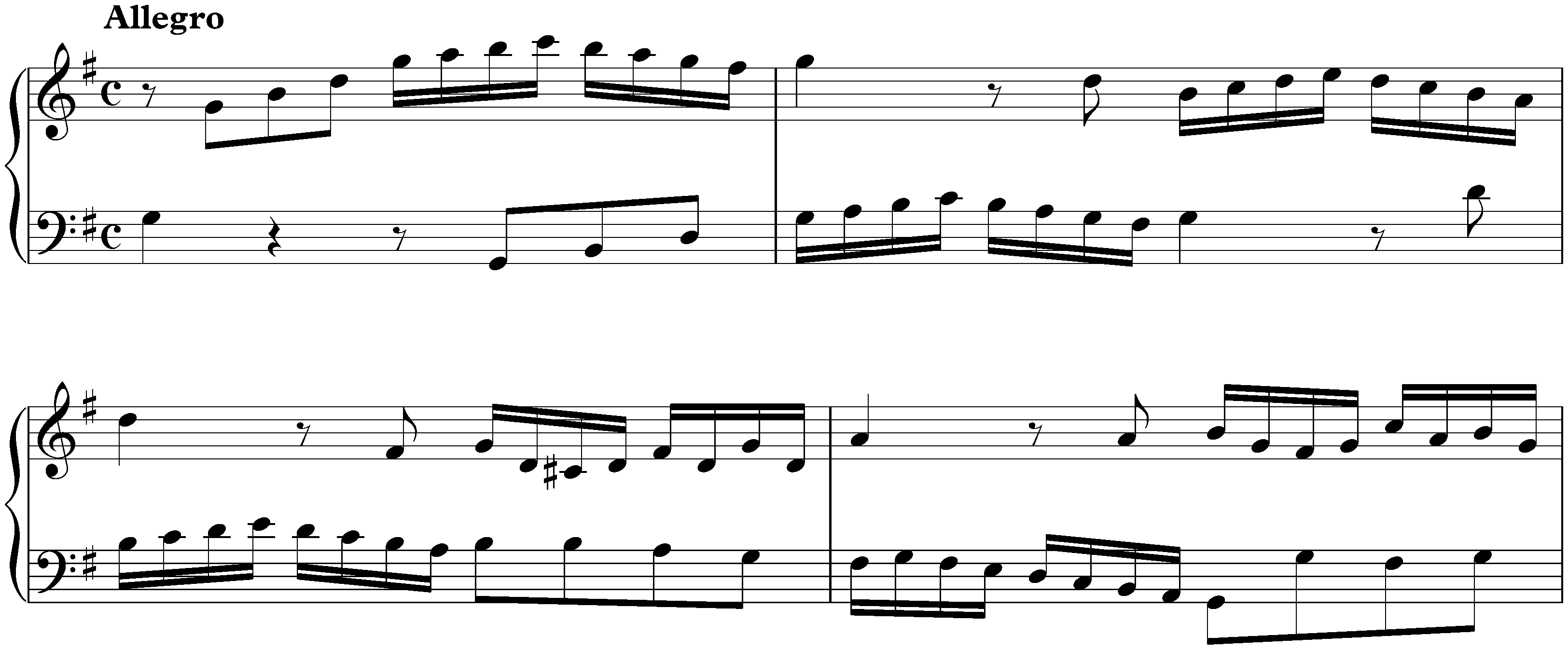 Sonata in G major, K. 71