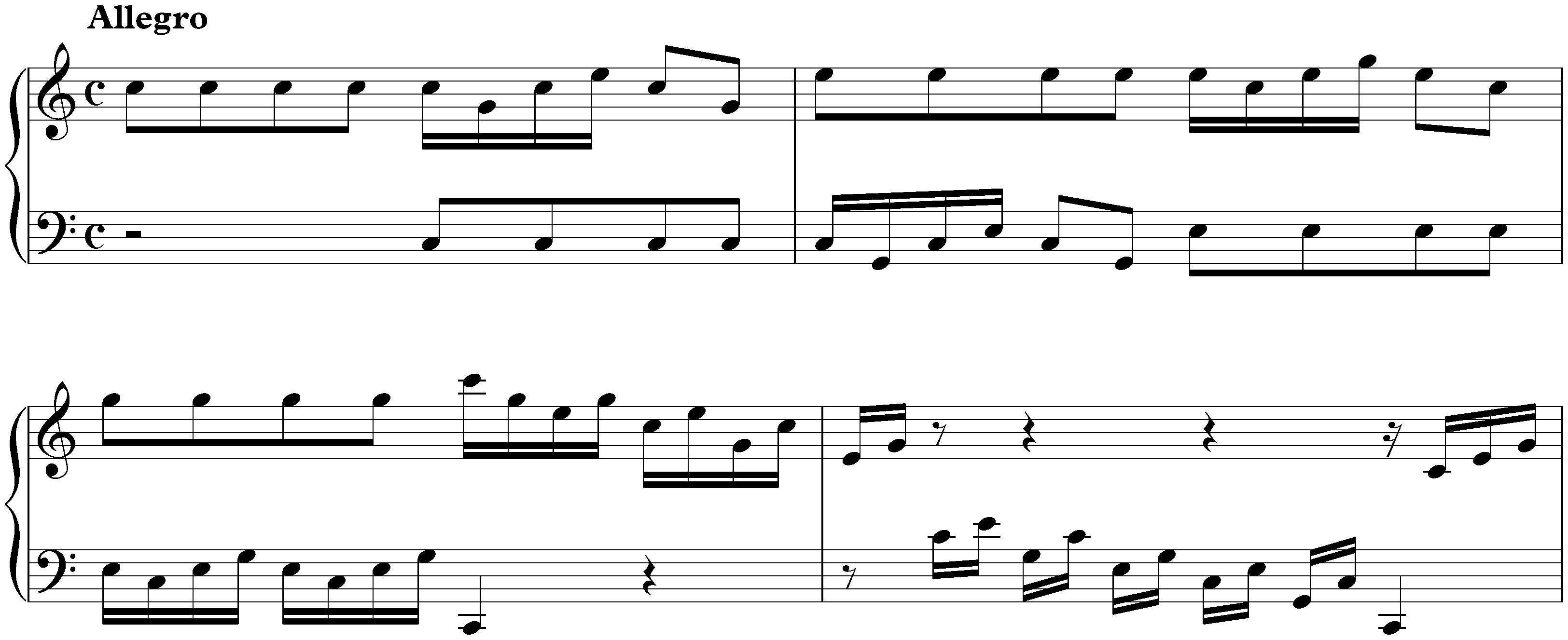 Sonata in C major, K. 72