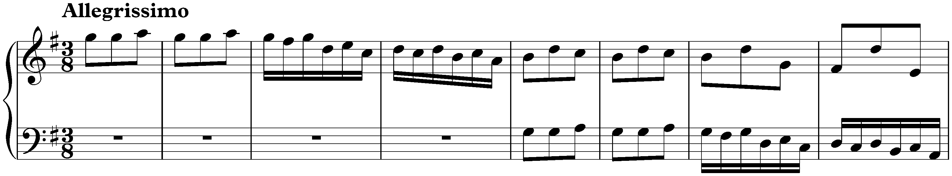 Sonata in G major, K. 79