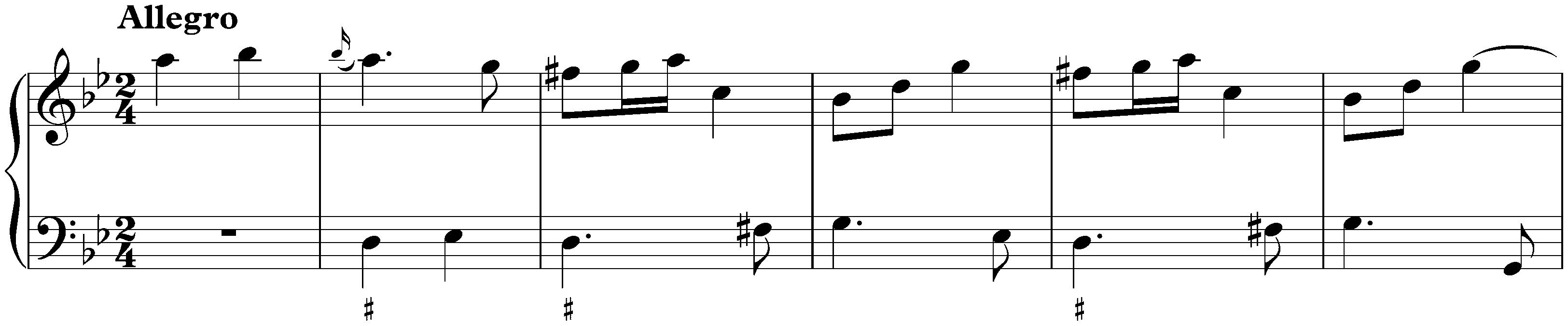 Sonata in G minor, K. 88; 3. Allegro