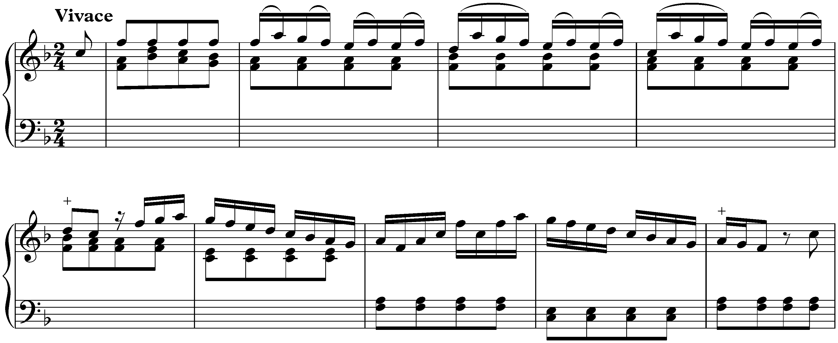 Sonatas published by Boivin; 3. F major