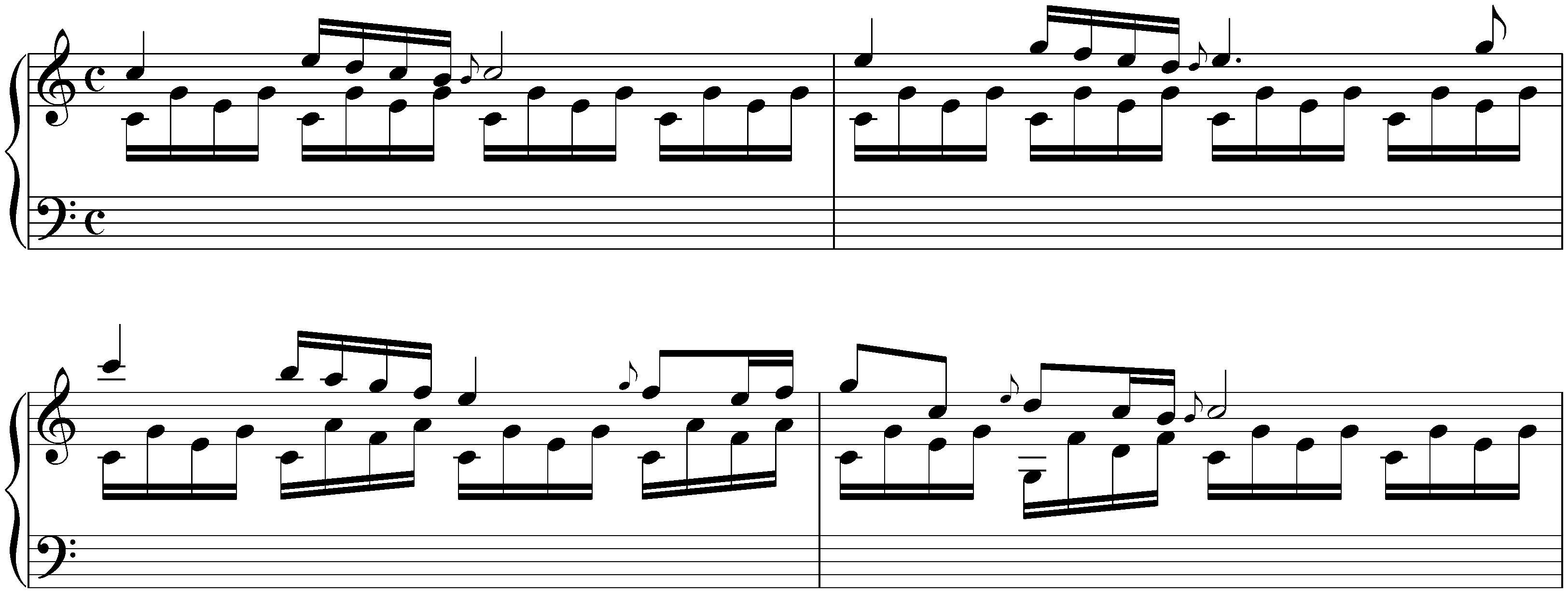 Sonatas found in Münster; 1. C major