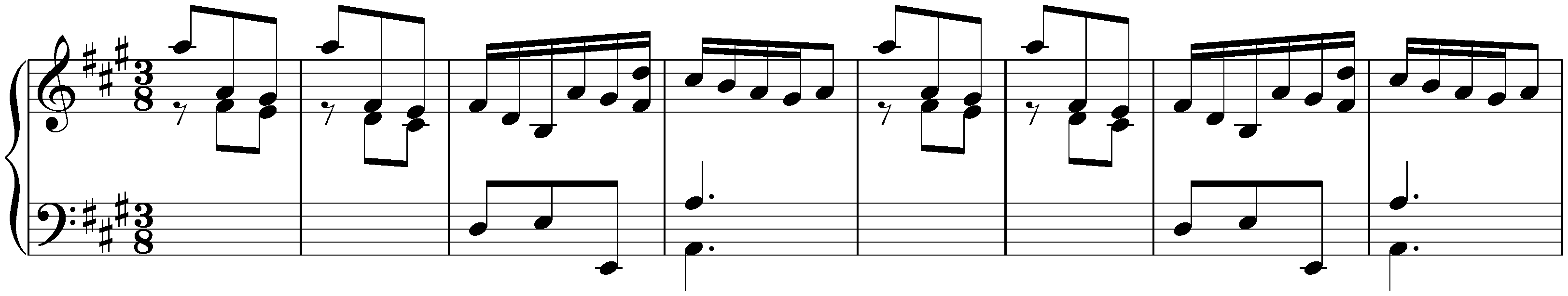 Sonatas found in New York; 1. A major
