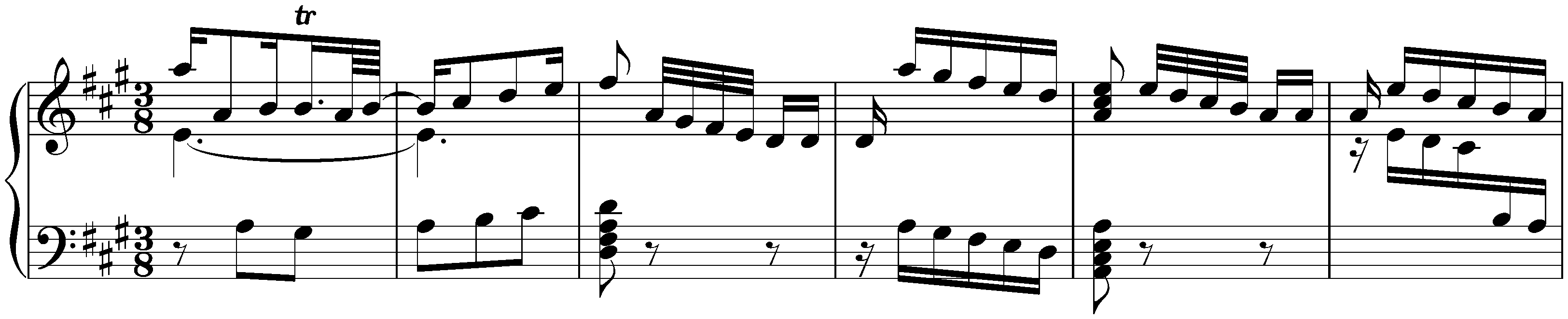 Sonatas found in Valladolid; 3. A major