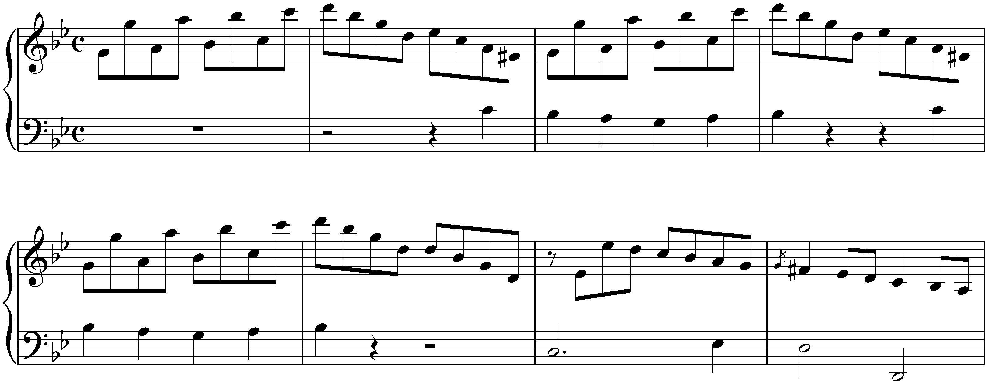 Sonatas found in Zaragoza; 6. G minor