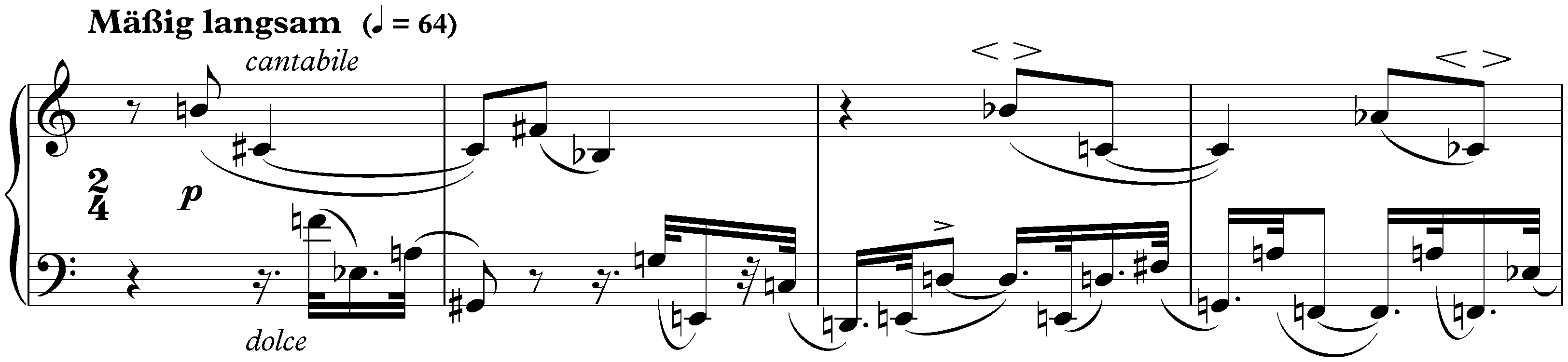 Klavierstück, op. 33b