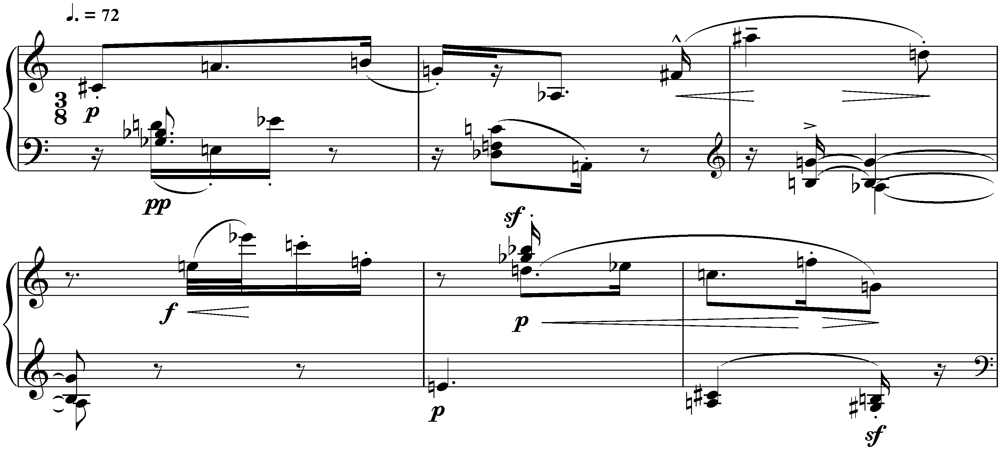 Fünf Klavierstücke, op. 23; 5. Walzer