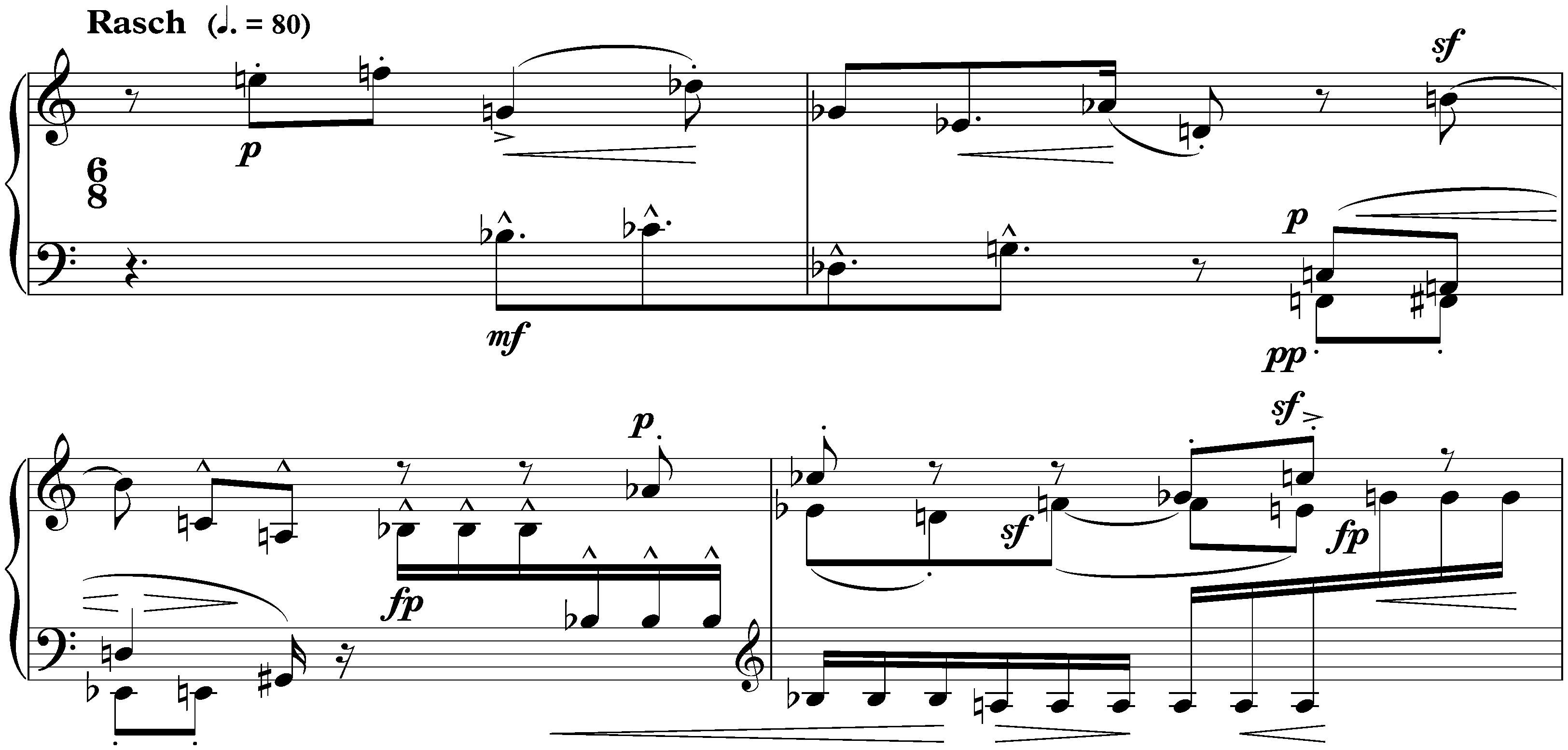 Suite, op. 25; 1. Präludium