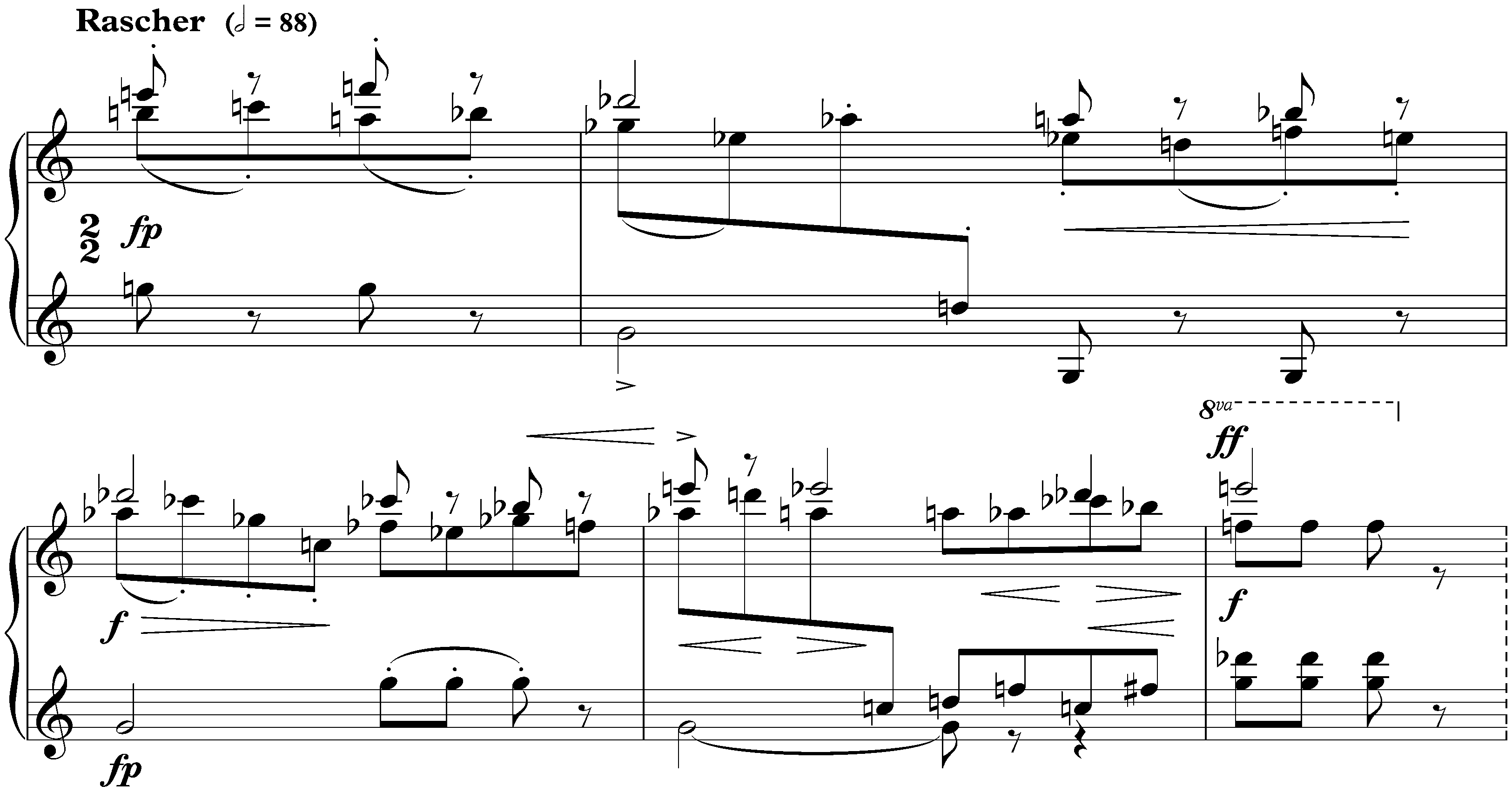 Suite, op. 25; 3. Musette