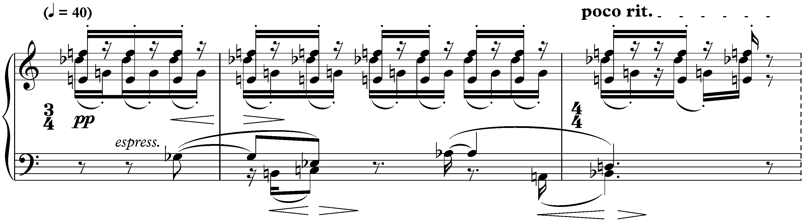 Suite, op. 25; 4. Intermezzo