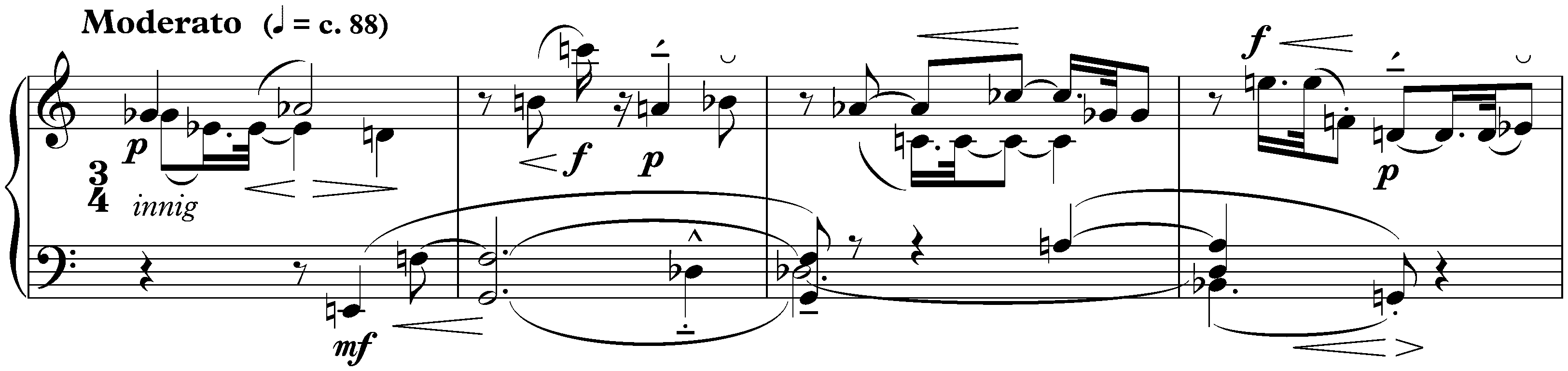 Suite, op. 25; 5. Menuett – Trio