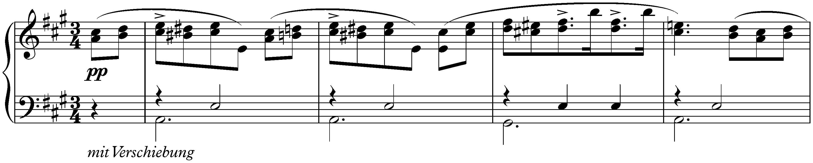 Two deutsche Tänze, D 769; 1. A major