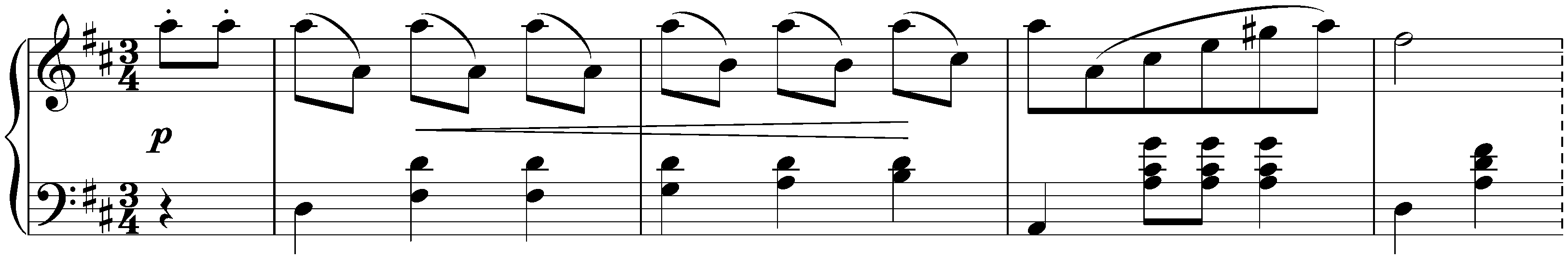 Two deutsche Tänze, D 769; 2. D major