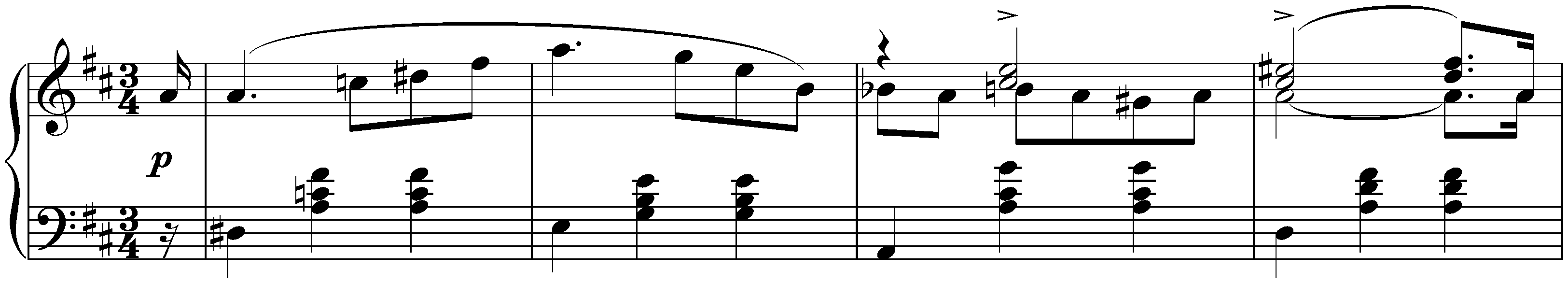 Twelve deutsche Tänze, D 790; 3. D major