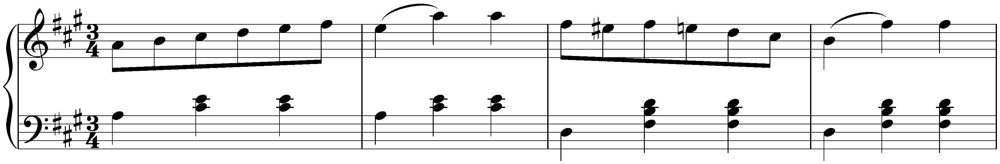 Three deutsche Tänze, D 972; 3. A major