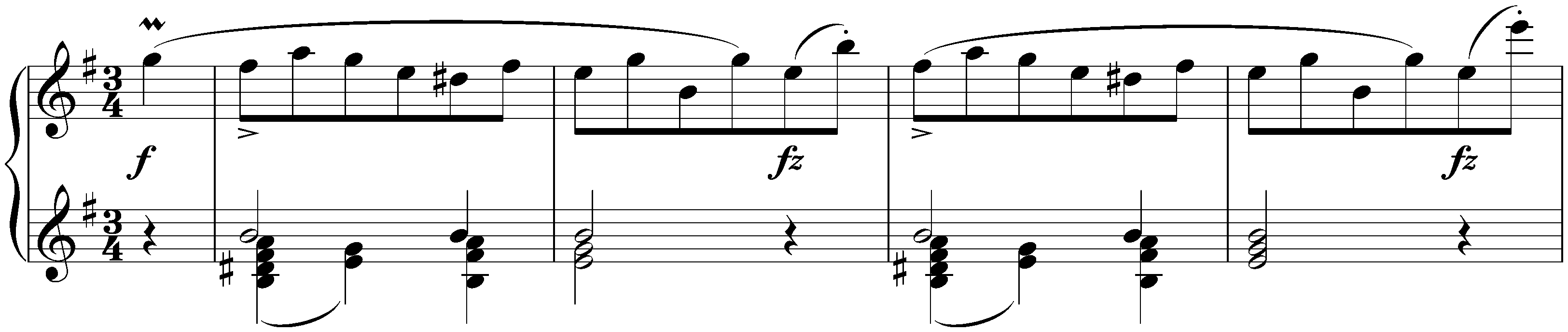 Sixteen deutsche Tänze and two Ecossaises, D 783; 11. Sixteen deutsche Tänze, no. 11 in G major