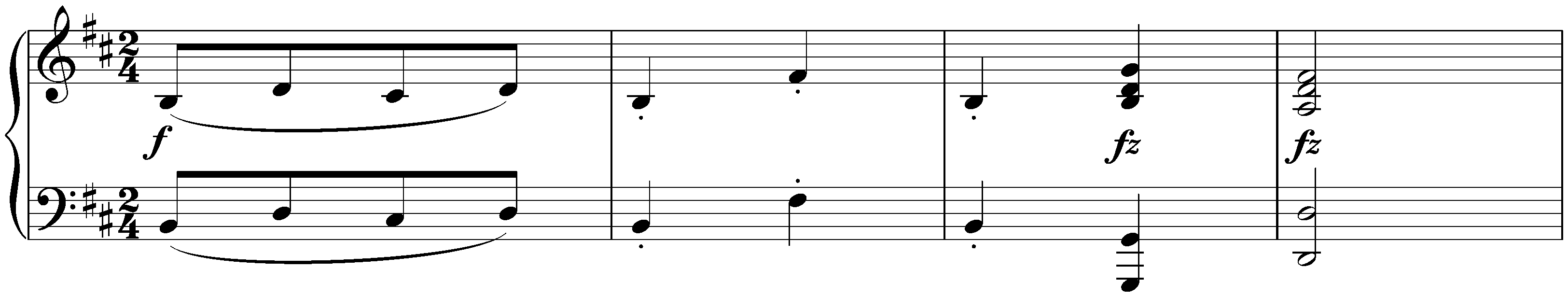 Sixteen deutsche Tänze and two Ecossaises, D 783; 18. Two Ecossaises, no. 2 in D major
