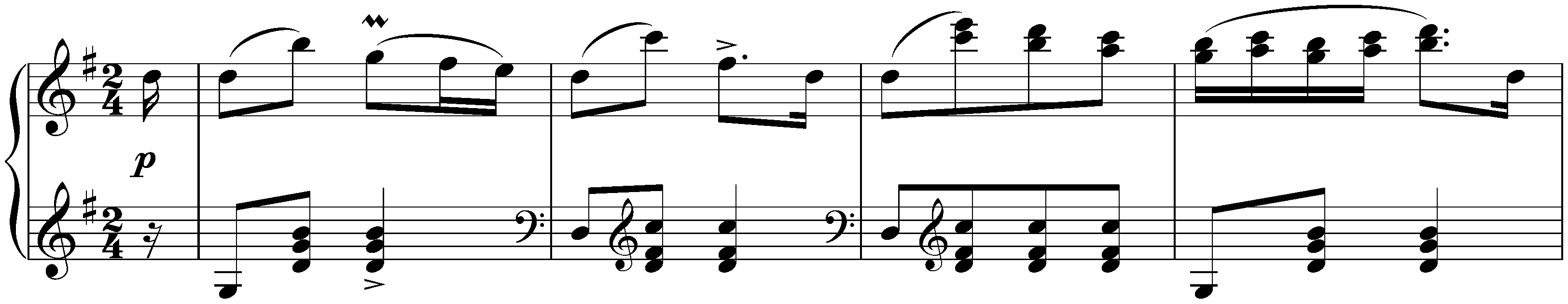 Galop and eight Ecossaises, D 735; 1. Galop in G major