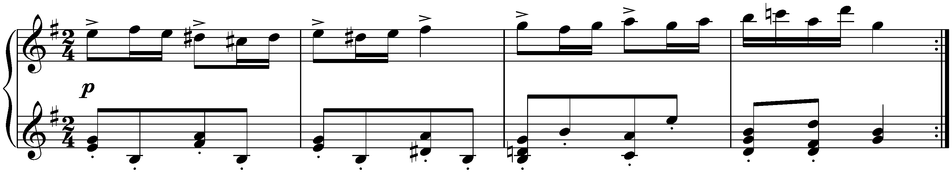 Galop and eight Ecossaises, D 735; 3. Eight Ecossaises, no. 2 in E minor