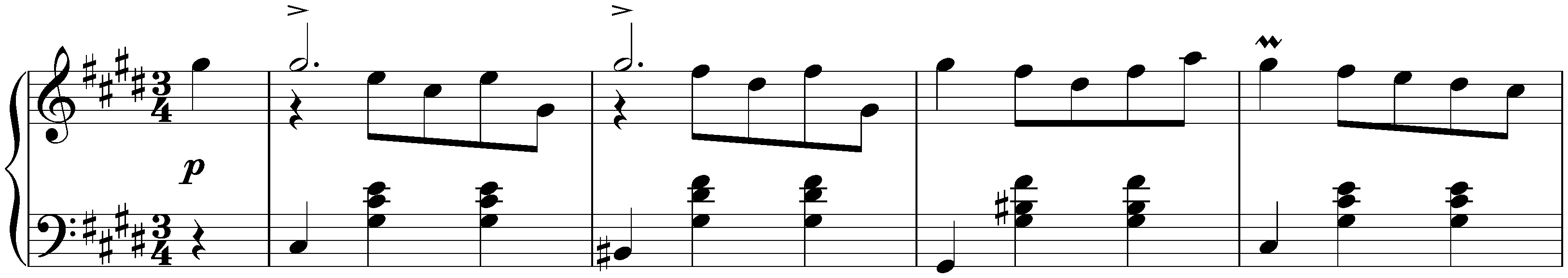 Twelve Grazer Walzer, D 924; 3. C-sharp minor