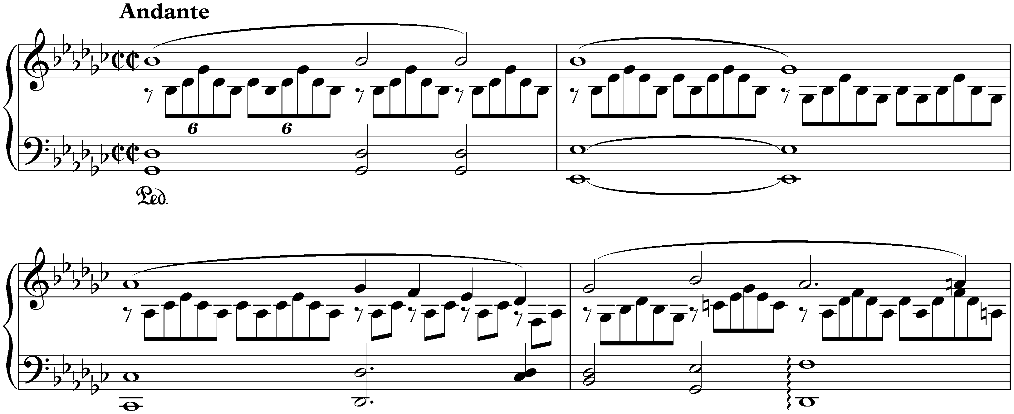 Four Impromptus, D 899; 3. G-flat major