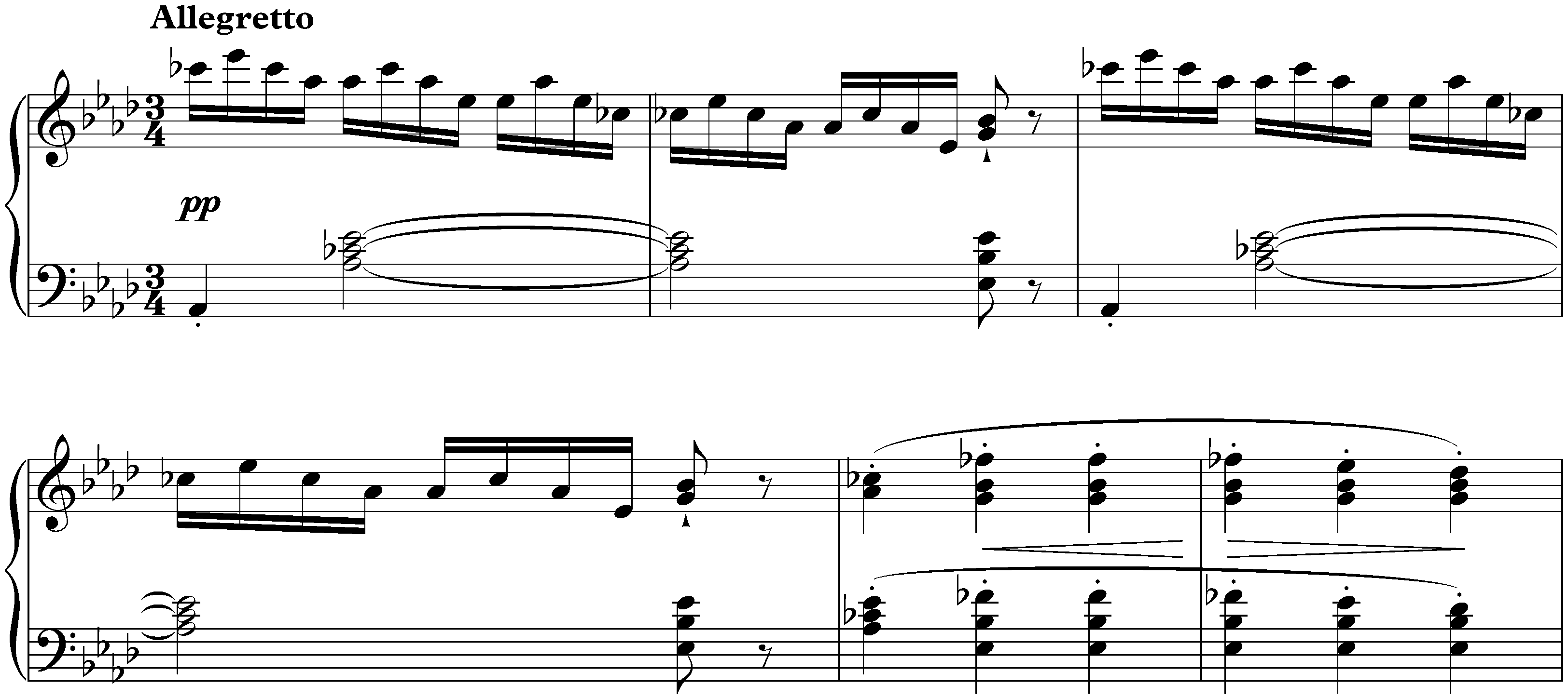 Four Impromptus, D 899; 4. A-flat major