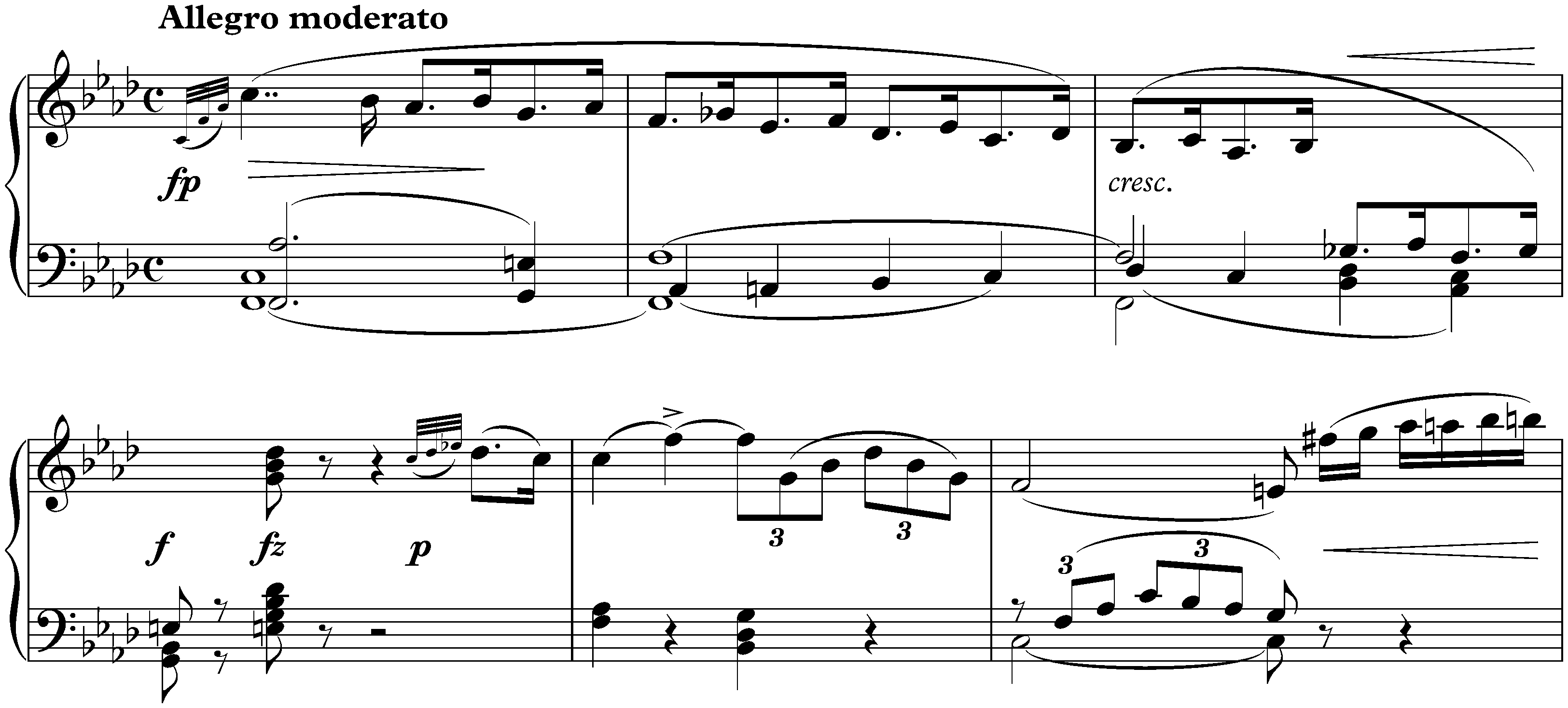 Four Impromptus, D 935; 1. F minor