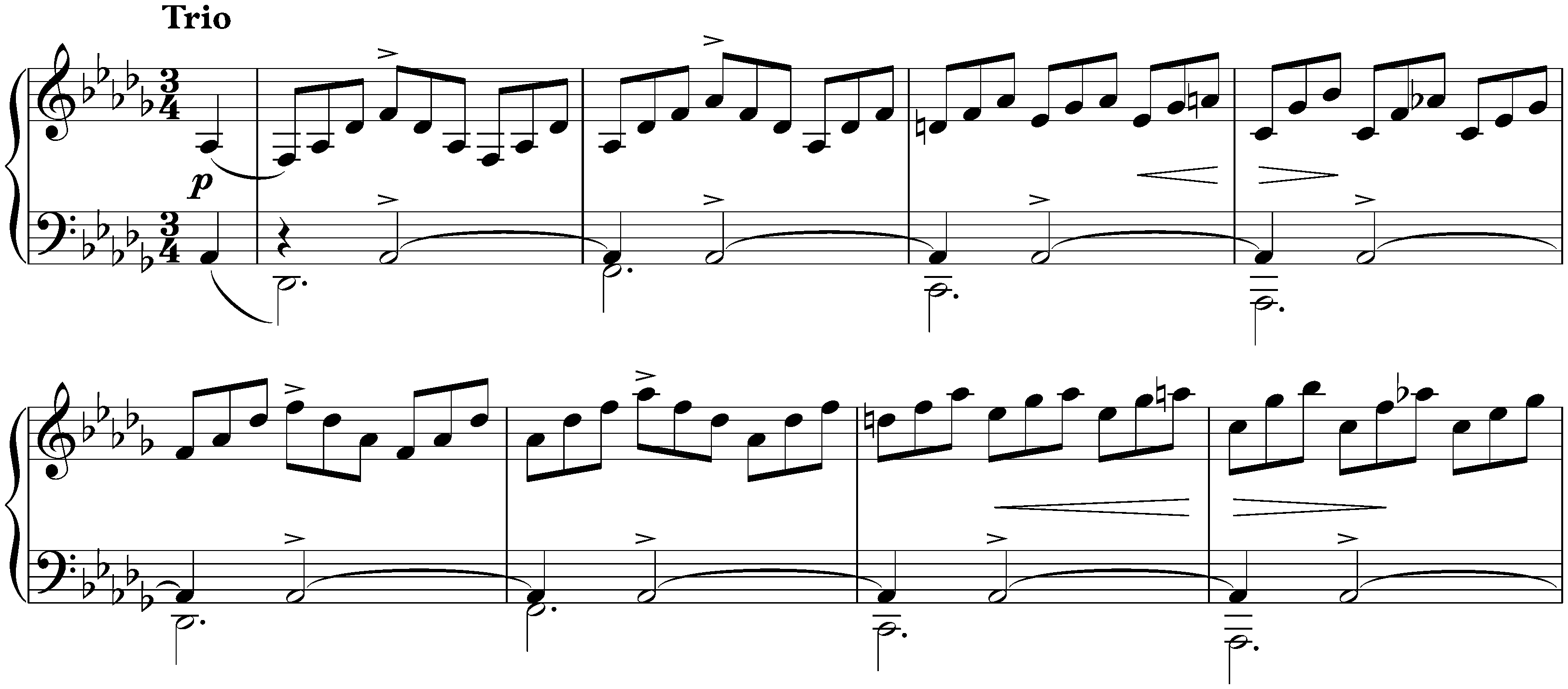 Four Impromptus, D 935; 2. A-flat major