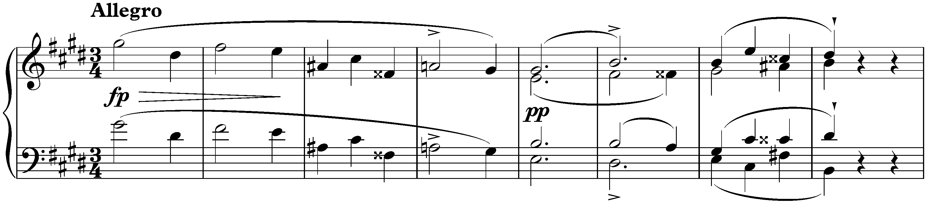 Fünf Klavierstücke, D 459; 2. Scherzo: Allegro